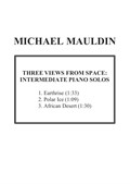 Three Views From Space: Intermediate Piano Solos